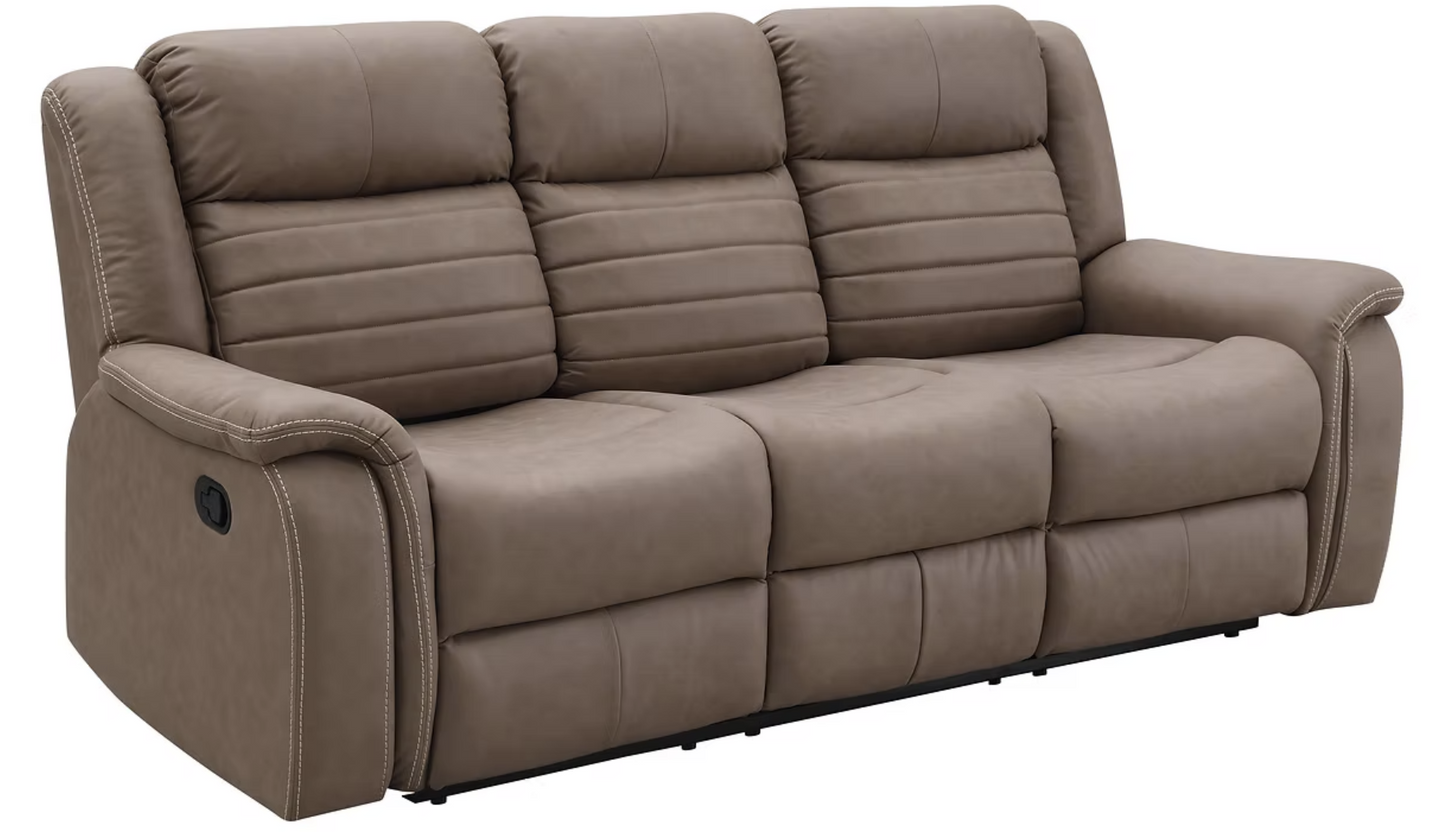 3pcs S7330 Max Tan Reclining Sofa Set