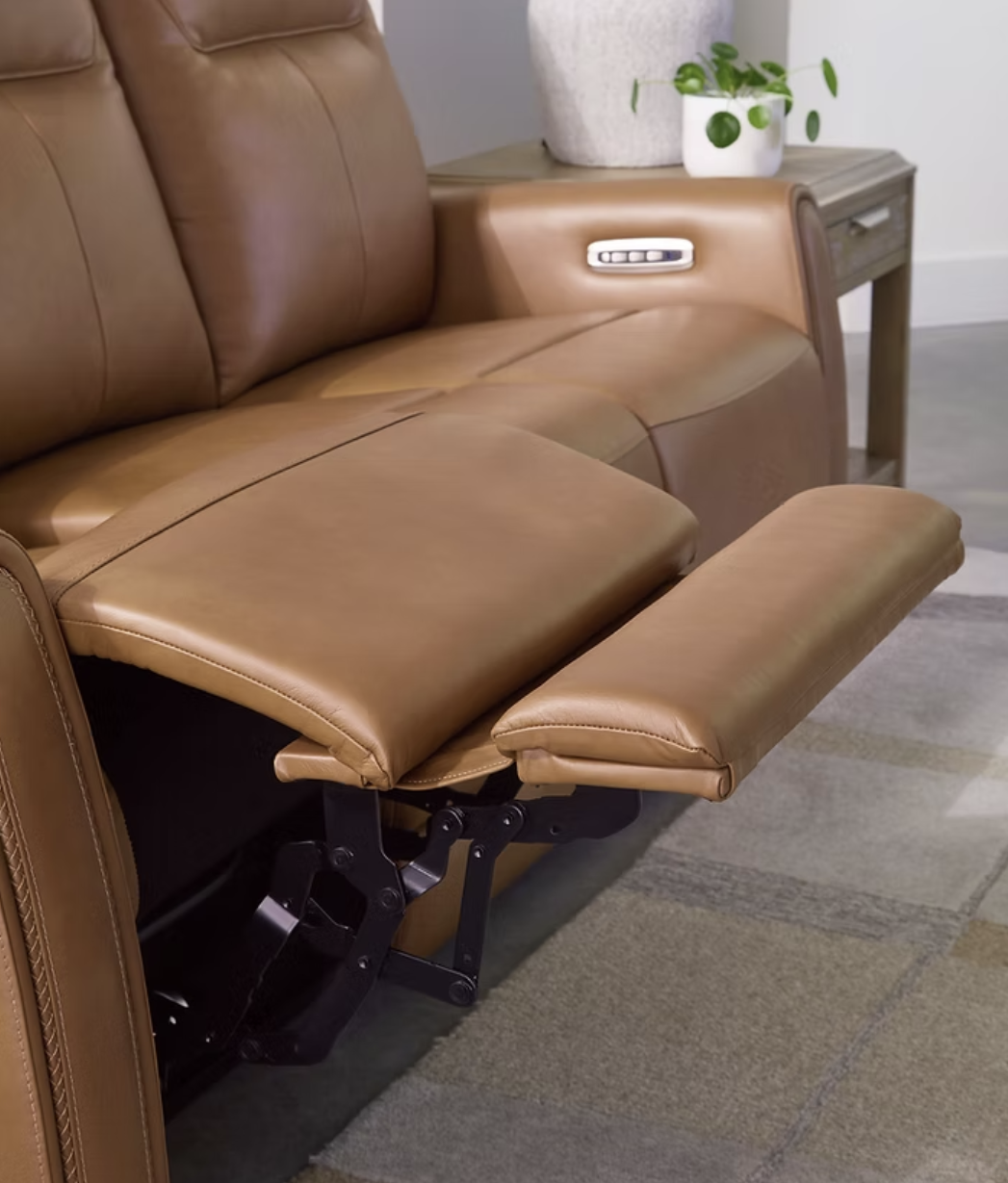 3pcs Ashley U93704 Tryanny Genuine Leather Power Reclining Sofa Set