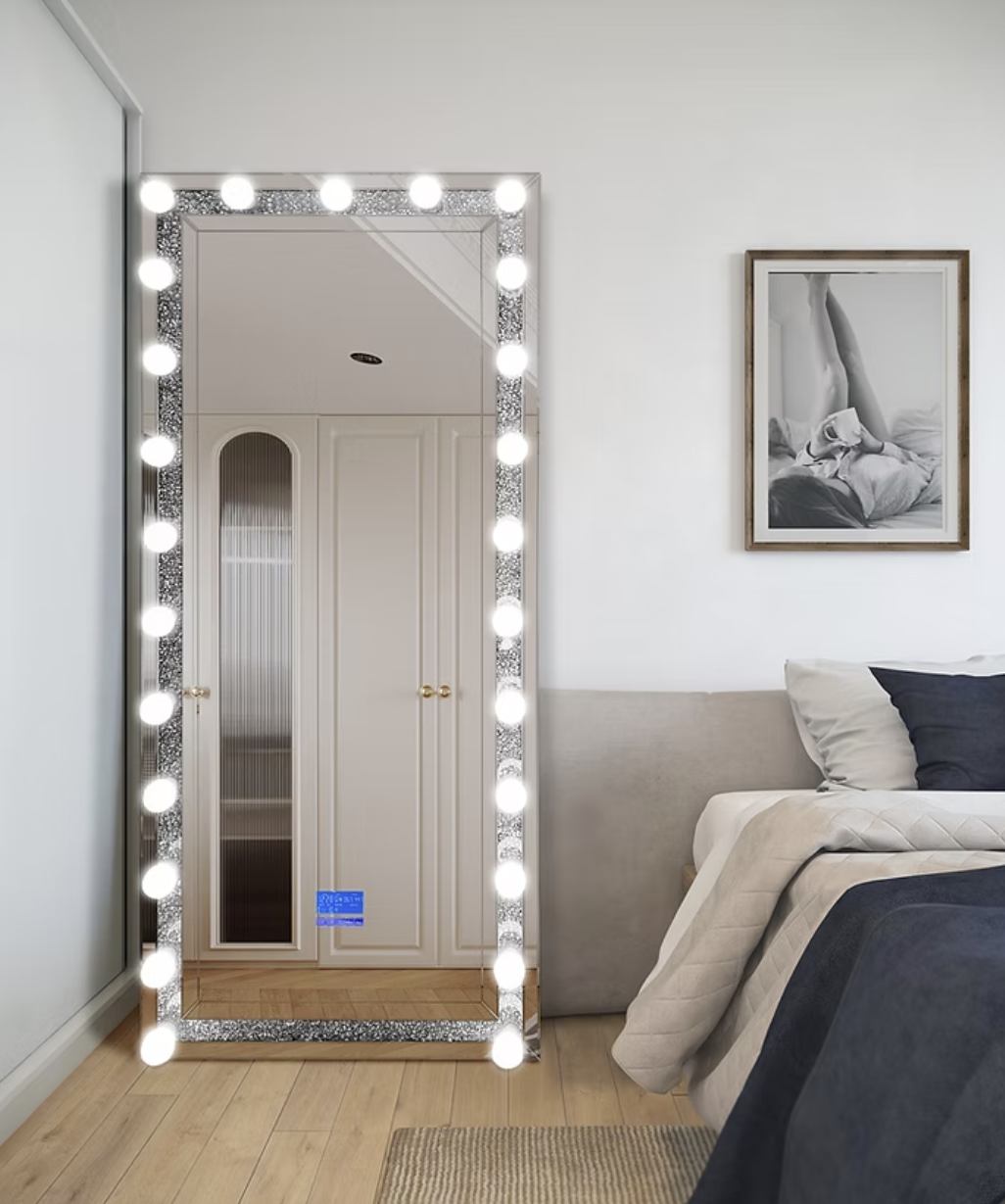 A-FM03 Hollywood Floor Mirror with Bluetooth