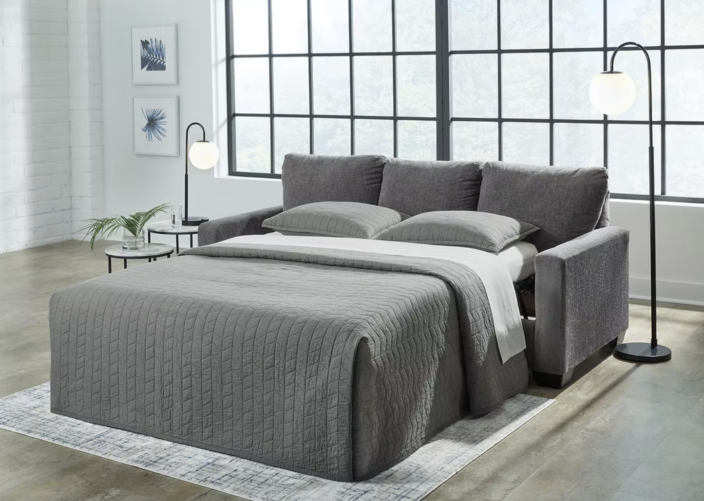 Ashley 53602 Rannis Grey Sofa Sleeper