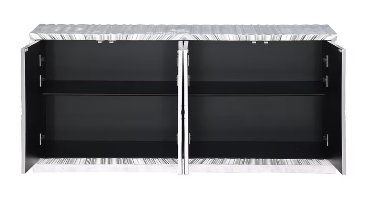 A-C10 Selene Silver Leaf Console