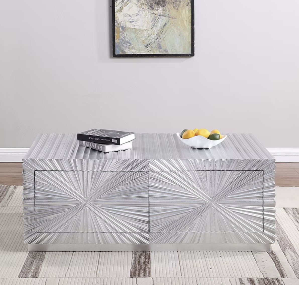 A-CT07 Selene Silver Coffee Table