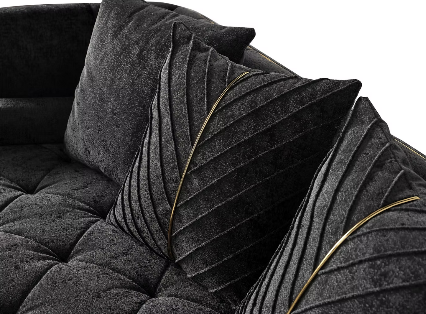 3pcs or 2pcs Elit Charcoal Sofa, Loveseat & Chair