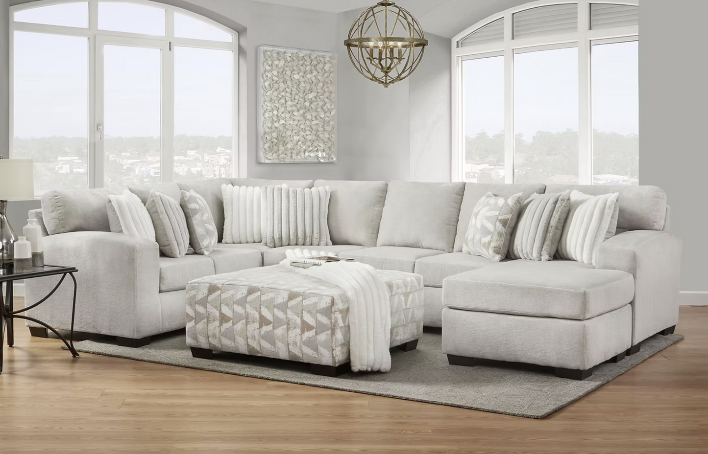 S6950 Posh Dove Sectional