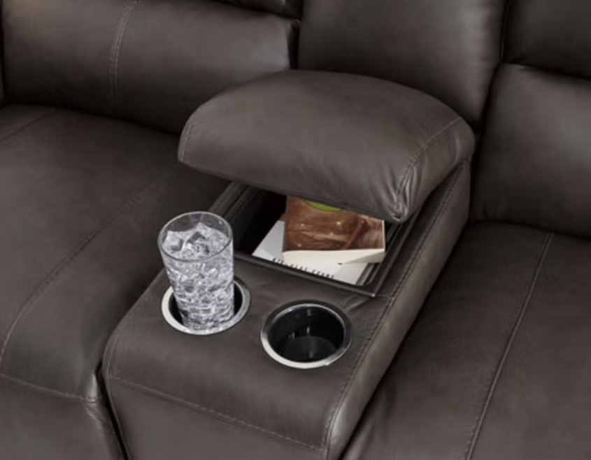3pcs Ashley Boxmere U13100 Brown Reclining Sofa Set