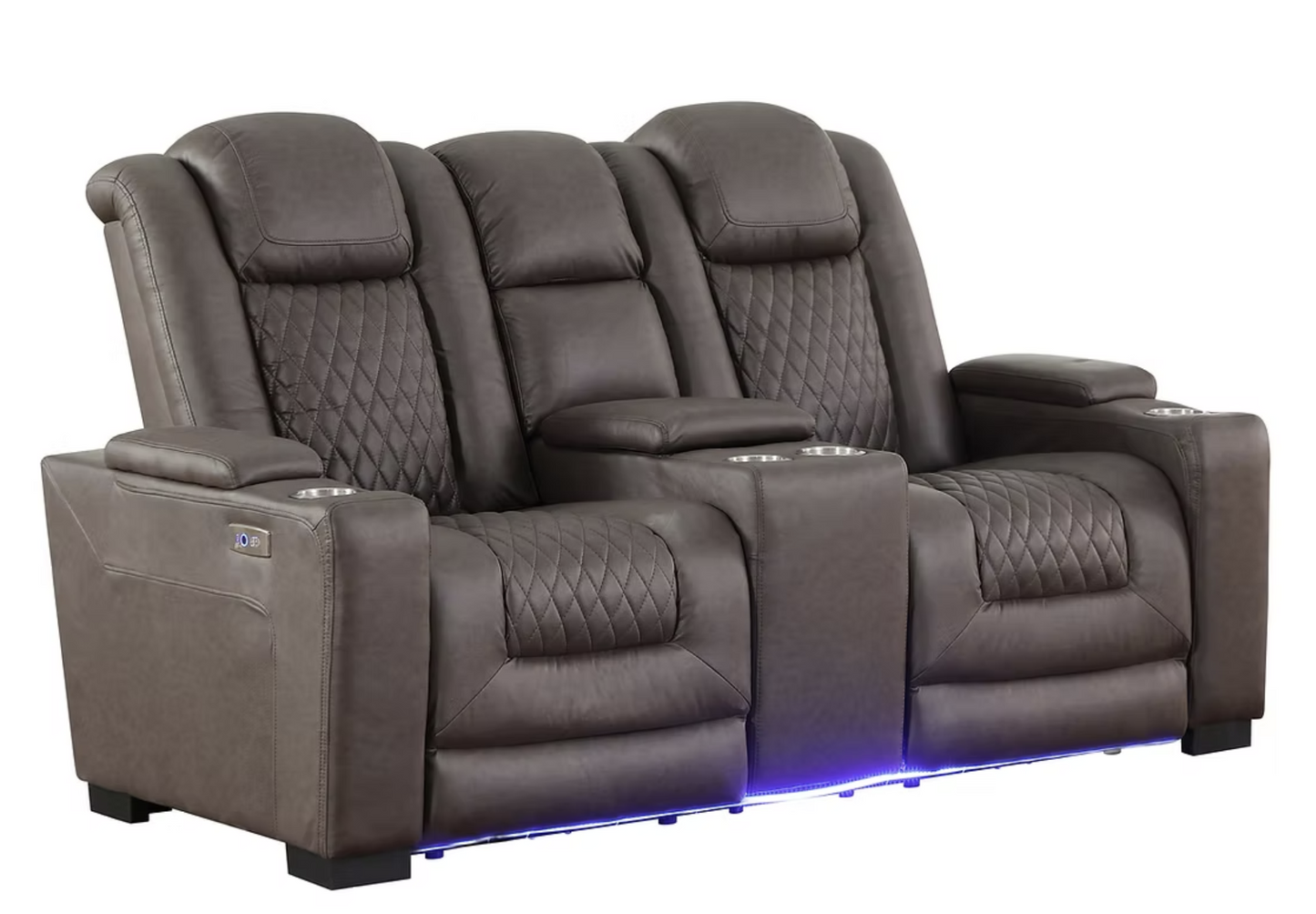 3pcs S9303 Ash Brown Power Reclining Set