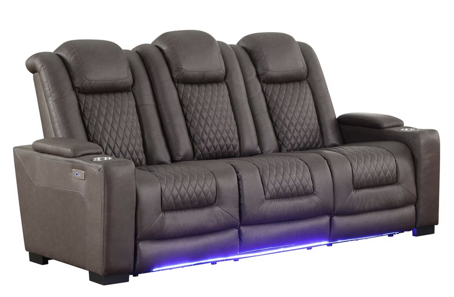 3pcs S9303 Ash Brown Power Reclining Set