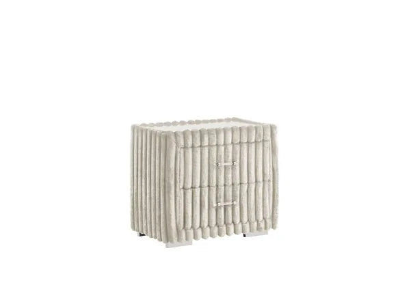 5pcs or 4pcs B3001 Melinda Cream Bedroom Set