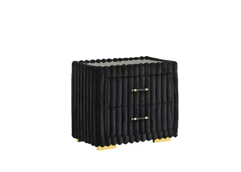 5pcs or 4pcs B3001 Melinda Black Bedroom Set