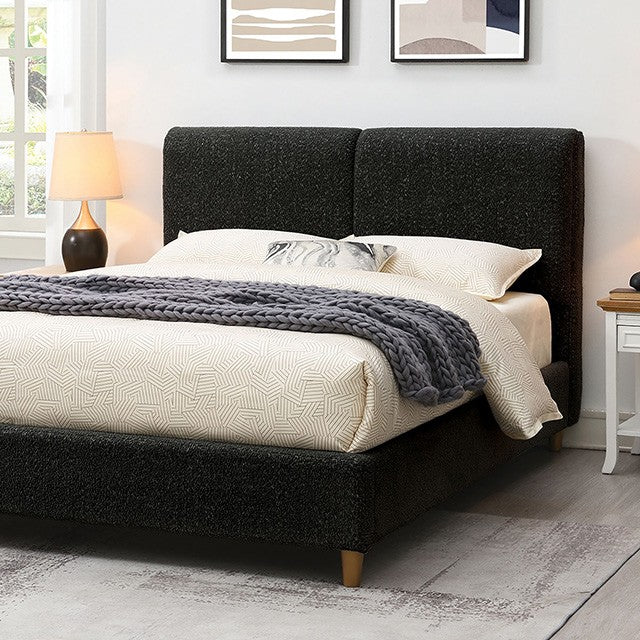 Stavern Black Platform Bed