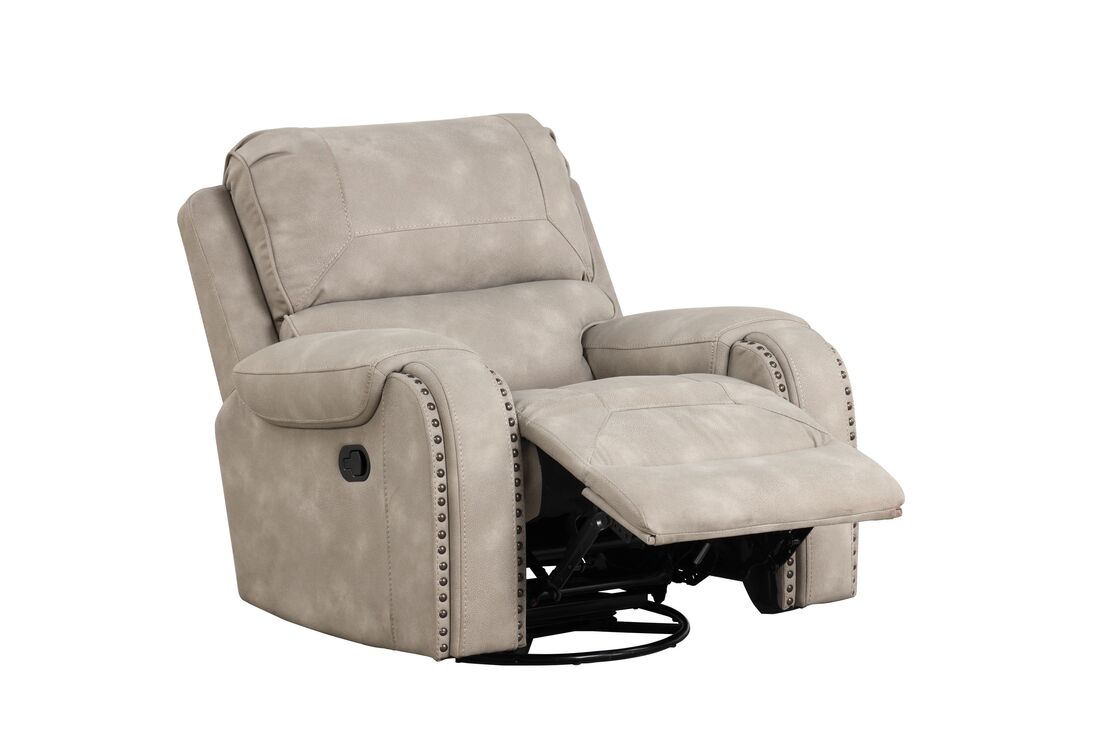 3pcs Titan Stone Palomino Reclining Sofa Set