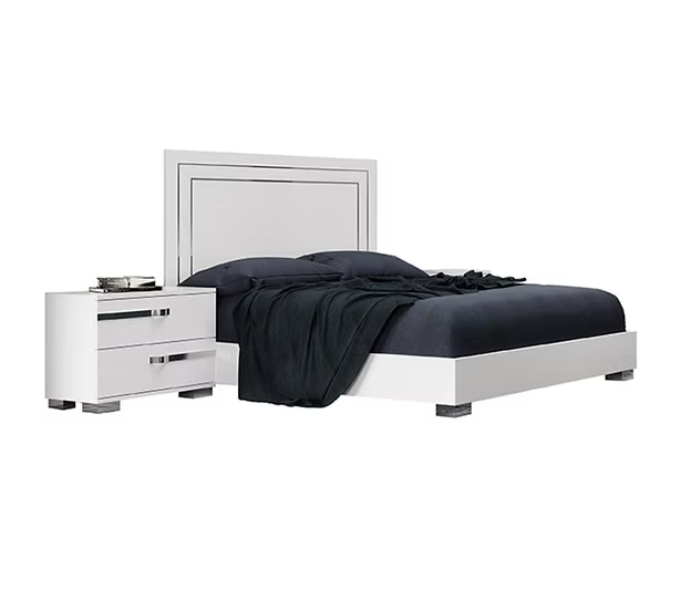4pcs Volare Croco Italian Bedroom Set