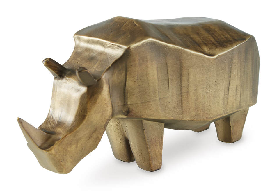 A2000665 Gold Finish Sculpture