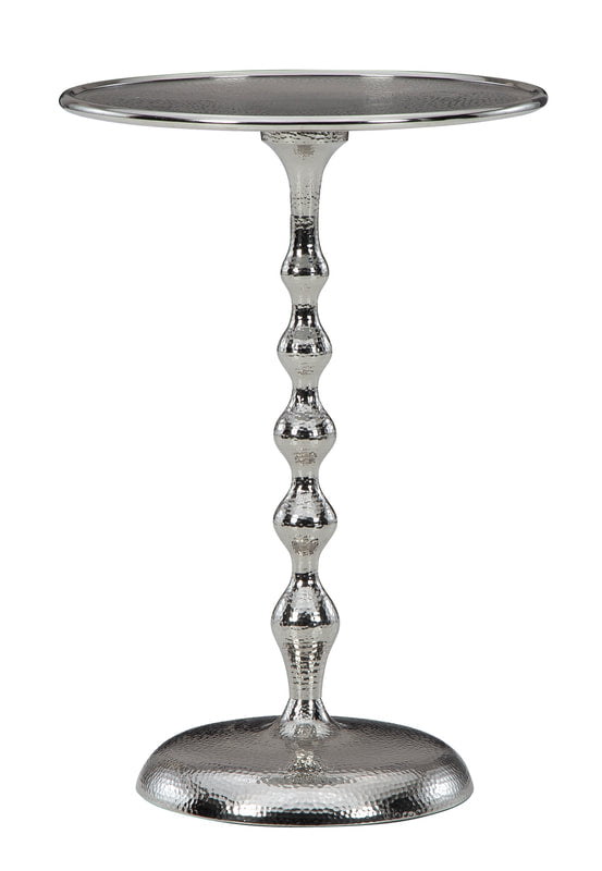 A4000321 Silver Finish Accent Table