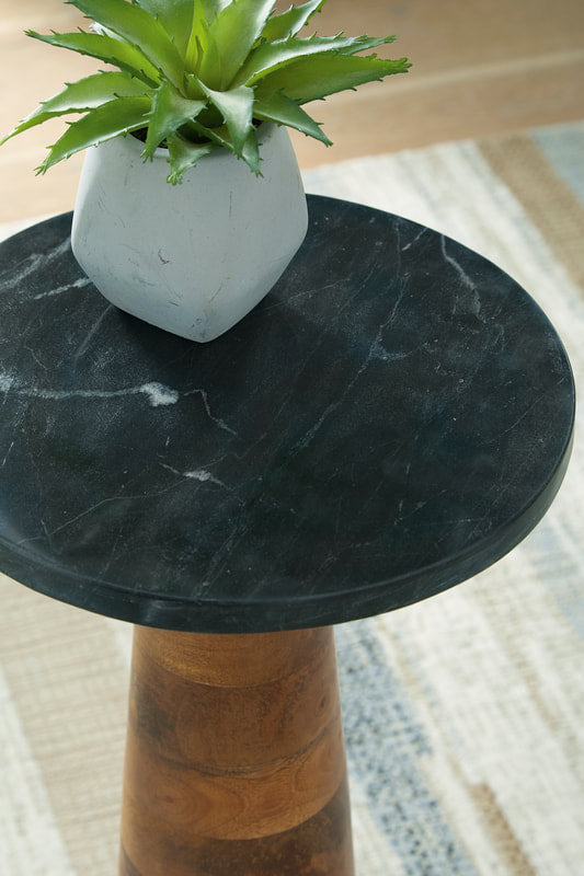 A4000633 Marble Top Accent Table