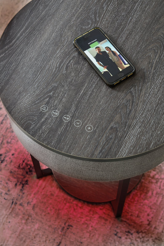 A4000641 Accent Table with Speaker & LED