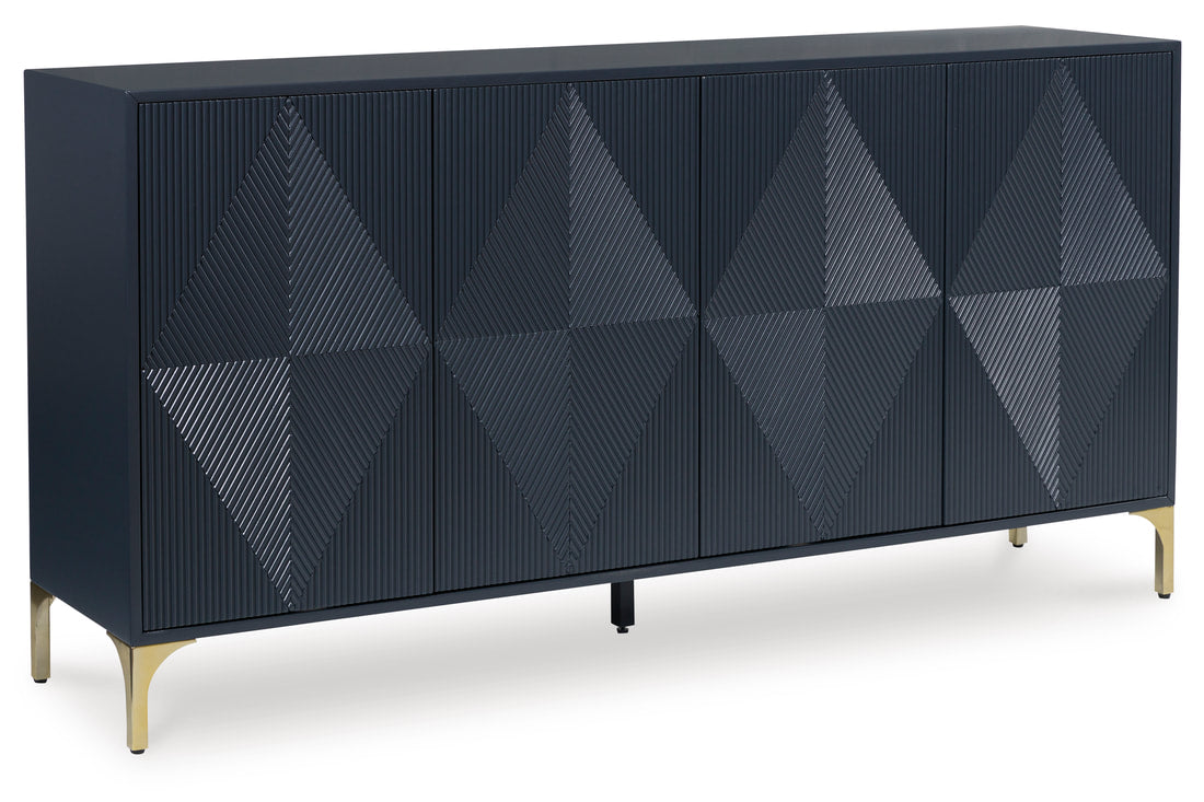 A4000677 Dark Blue Accent Cabinet