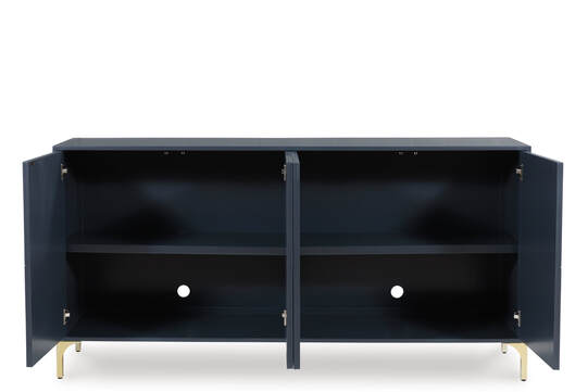 A4000677 Dark Blue Accent Cabinet