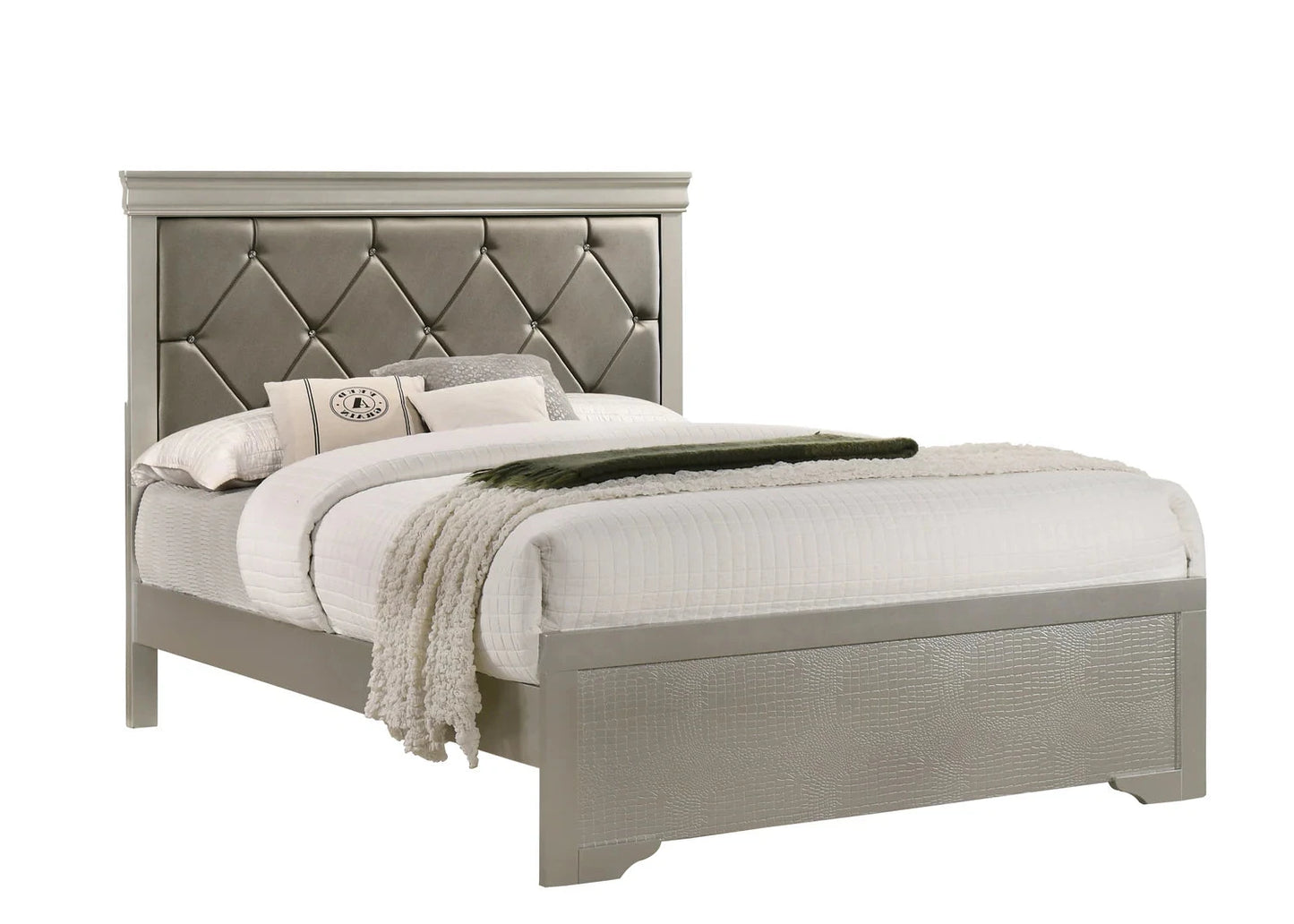 amalia silver panel youth bedroom set