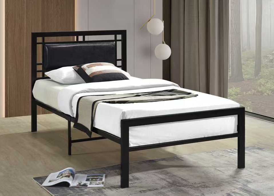 BM30 Black Metal Twin Platform Bed