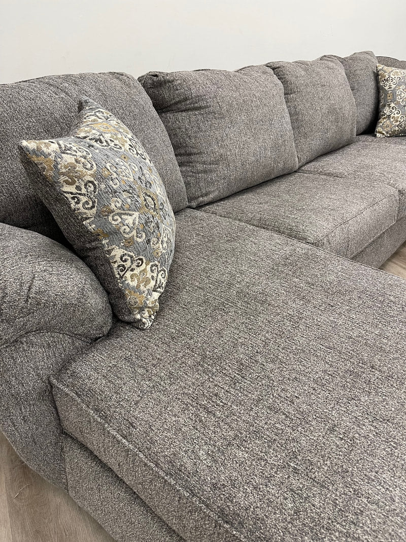 Brentwood Grey Linen Oversized Sectional