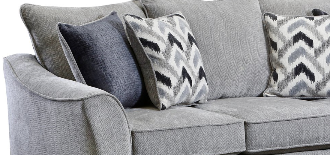 3850 Grey Oversized Sofa & Loveseat Set