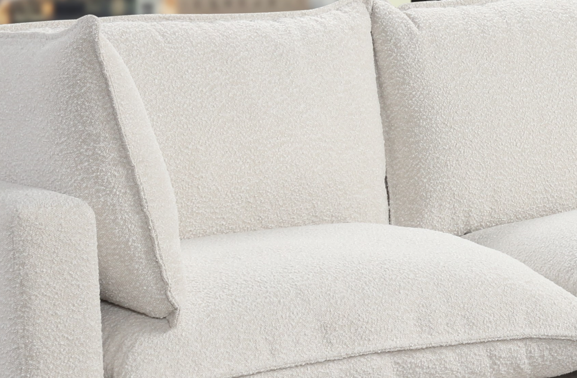 Cloud2 Sand Boucle Fabric Modular Sectional