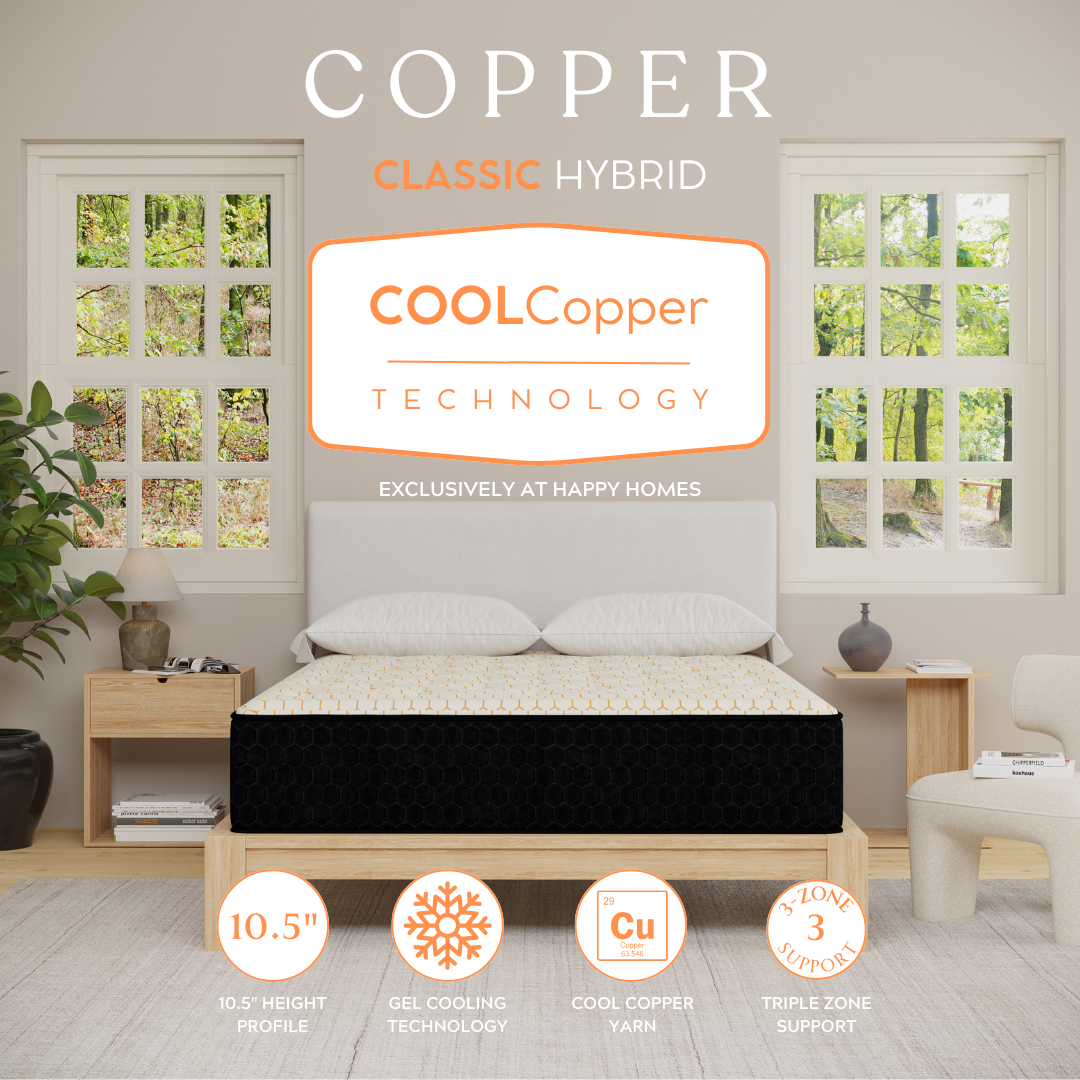 Copper 10.5" Classic Hybrid Mattress