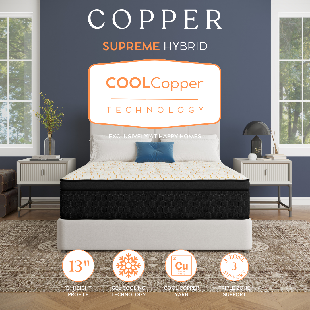 Copper 13" Supreme Hybrid Mattress