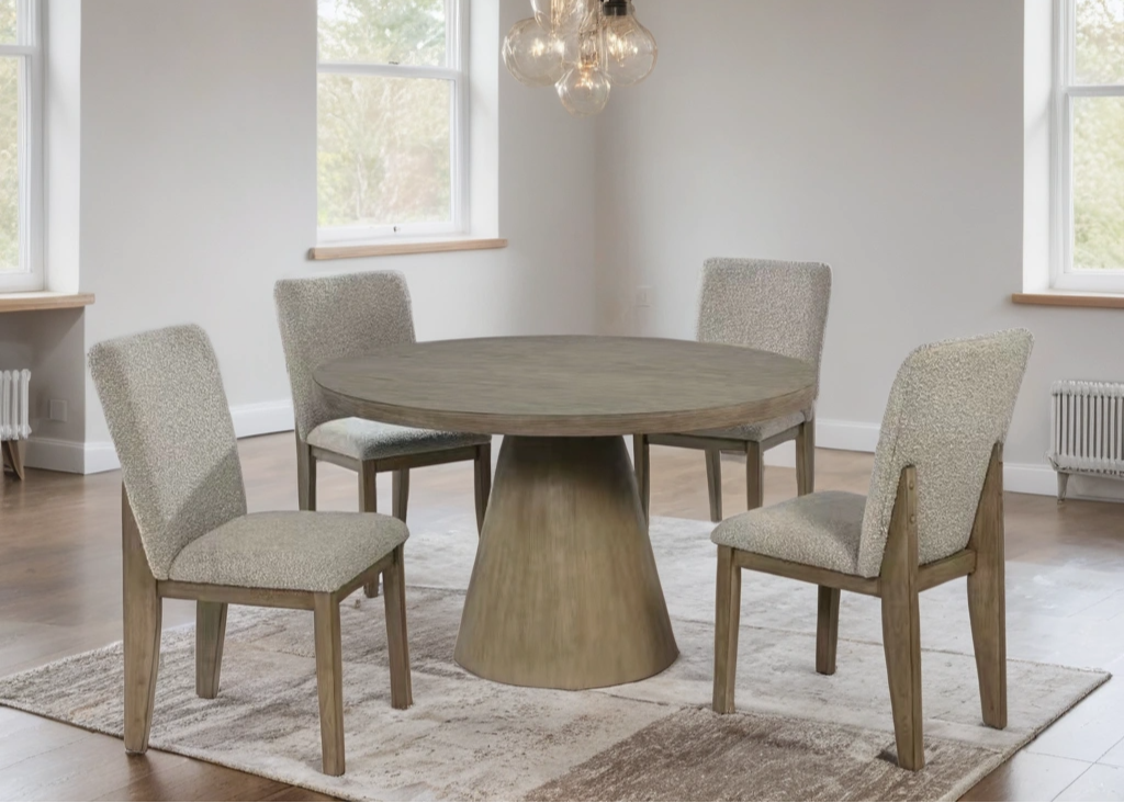 5pcs D550 Gray Dining Set