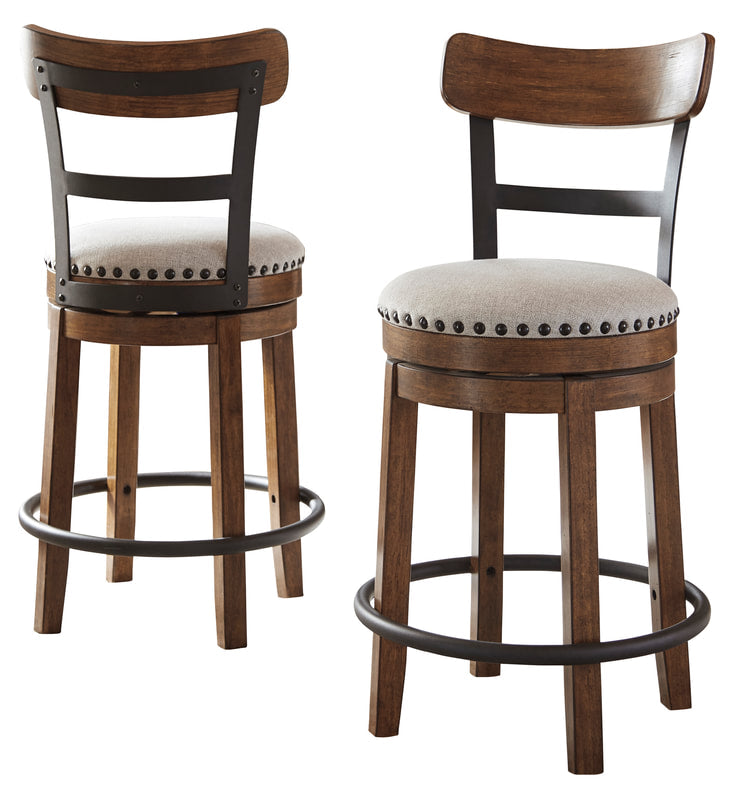 D546-430 Brown Swivel Barstool