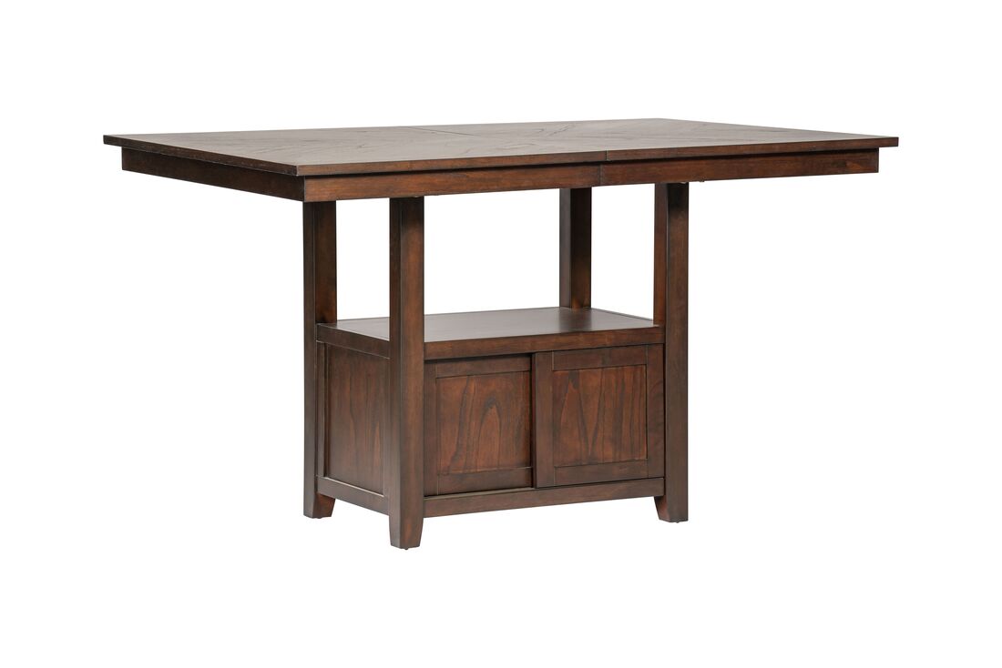 7pcs D850 Wood Finish Dining Set