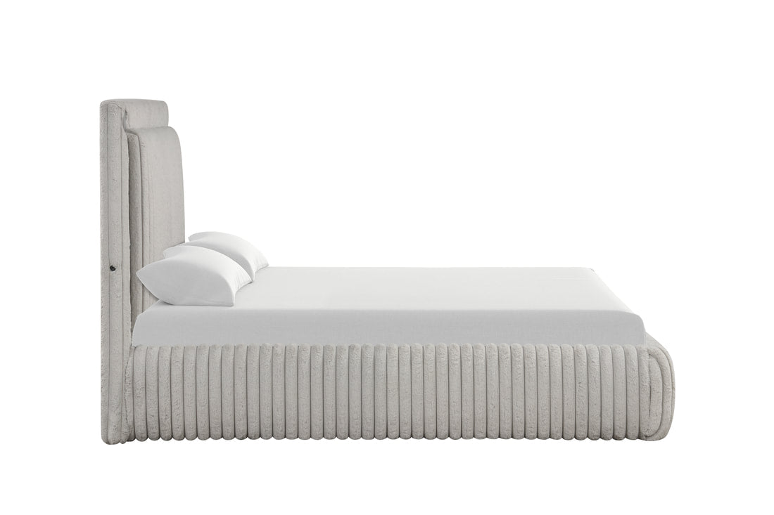 Diana Grey Fabric Platform Bed Frame