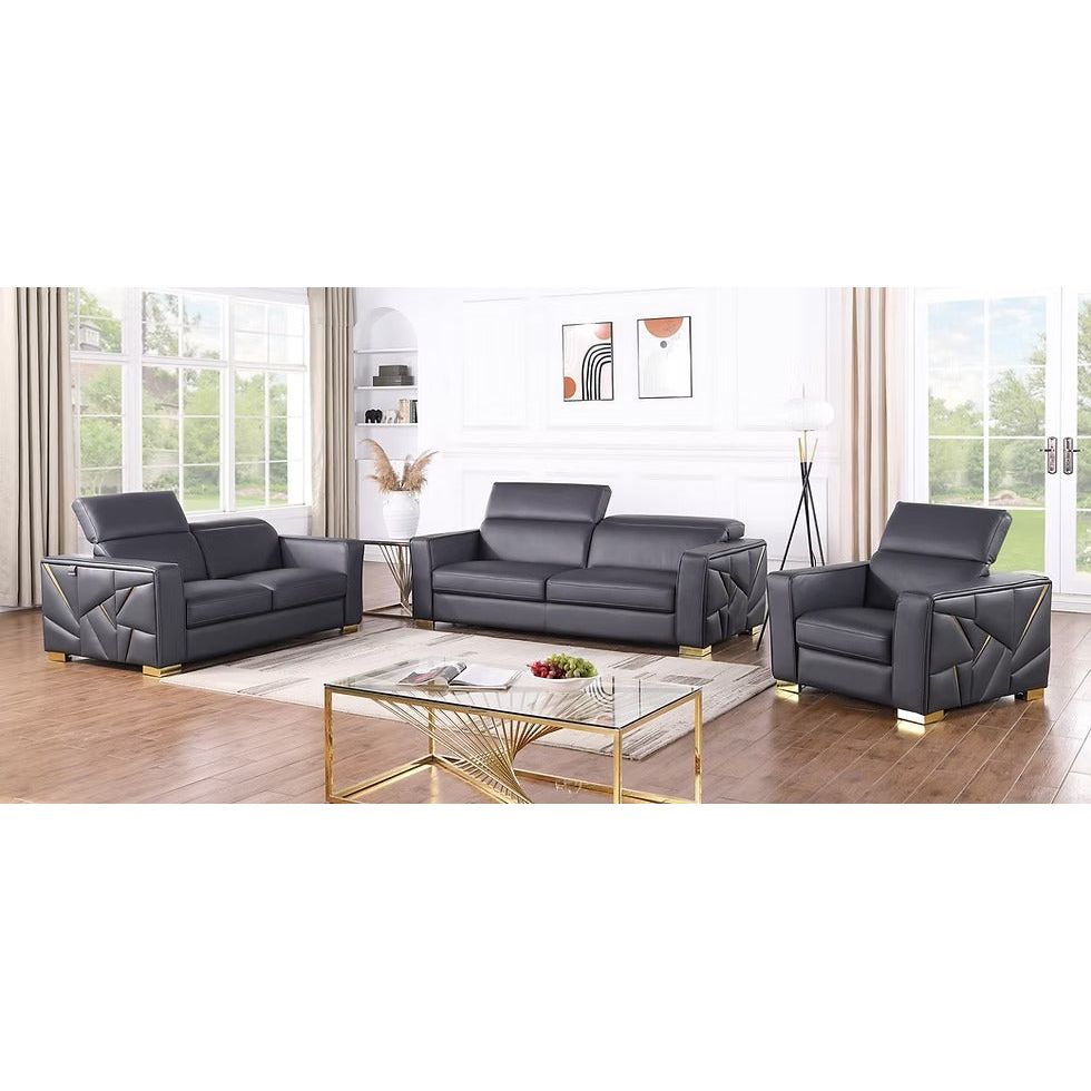 MI-1240 Astra (DK.Navy) - Sofa & Loveseat