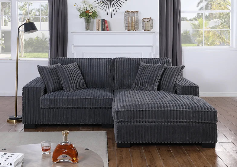 S860 Comfy II 2pcs Grey Sectional