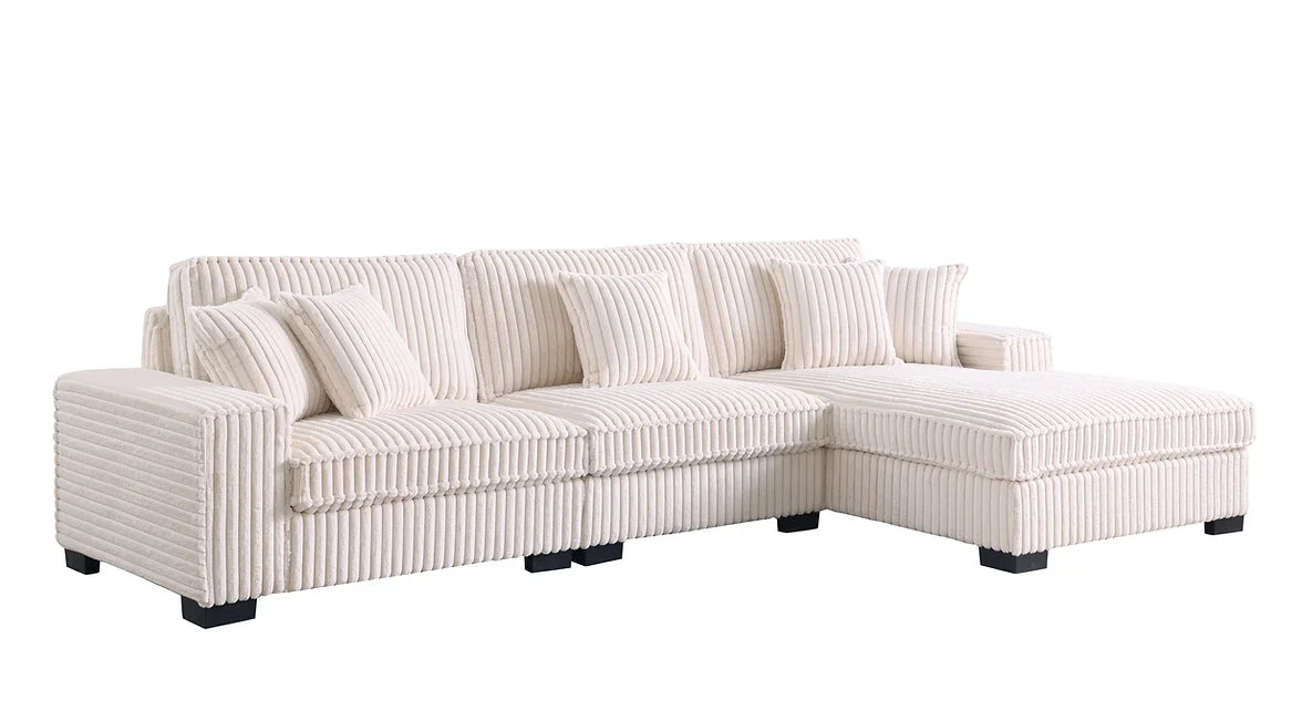 S860 Comfy II 3pcs Cream Sectional
