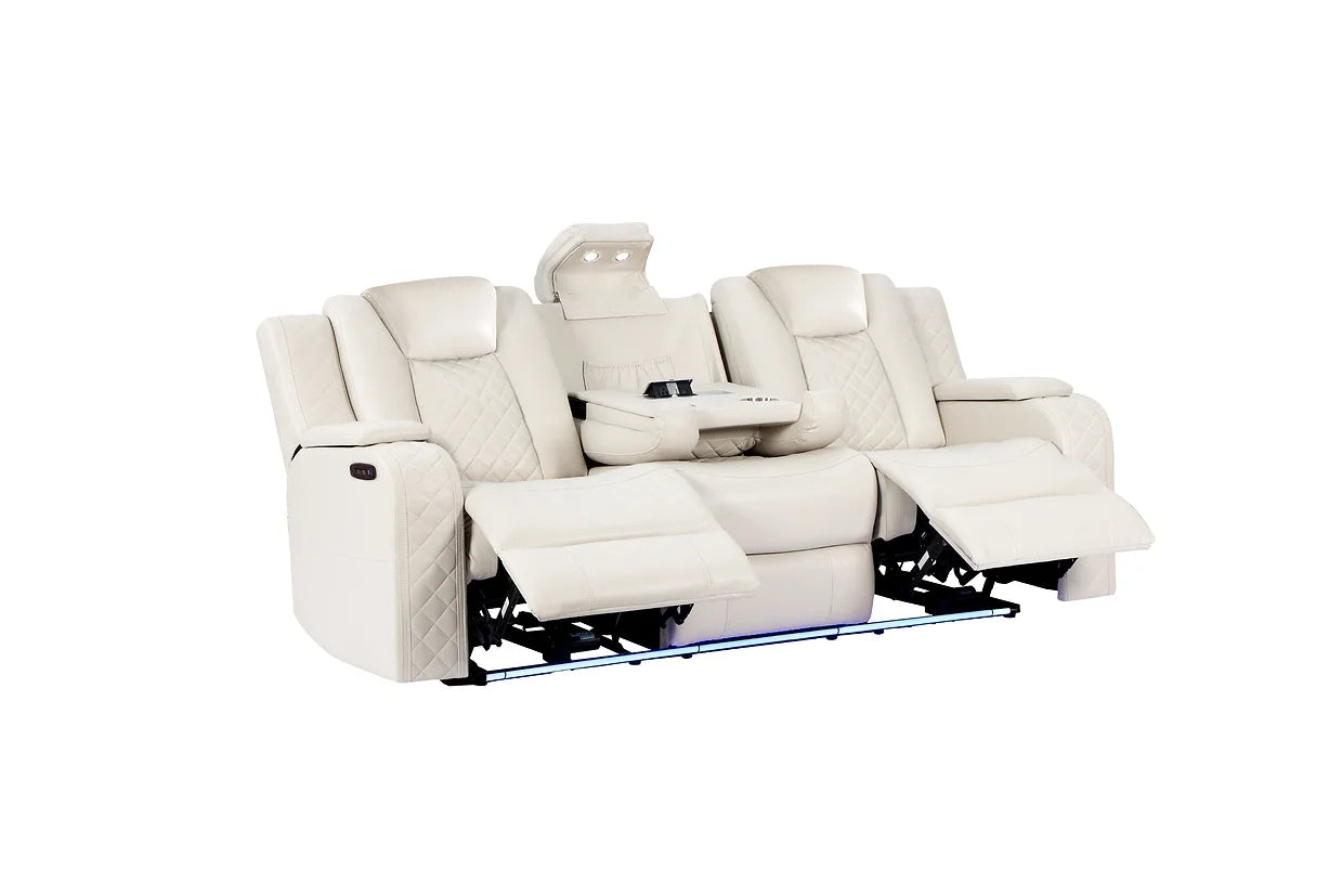 3pcs Eclipse Sand Power Reclining Sofa Set