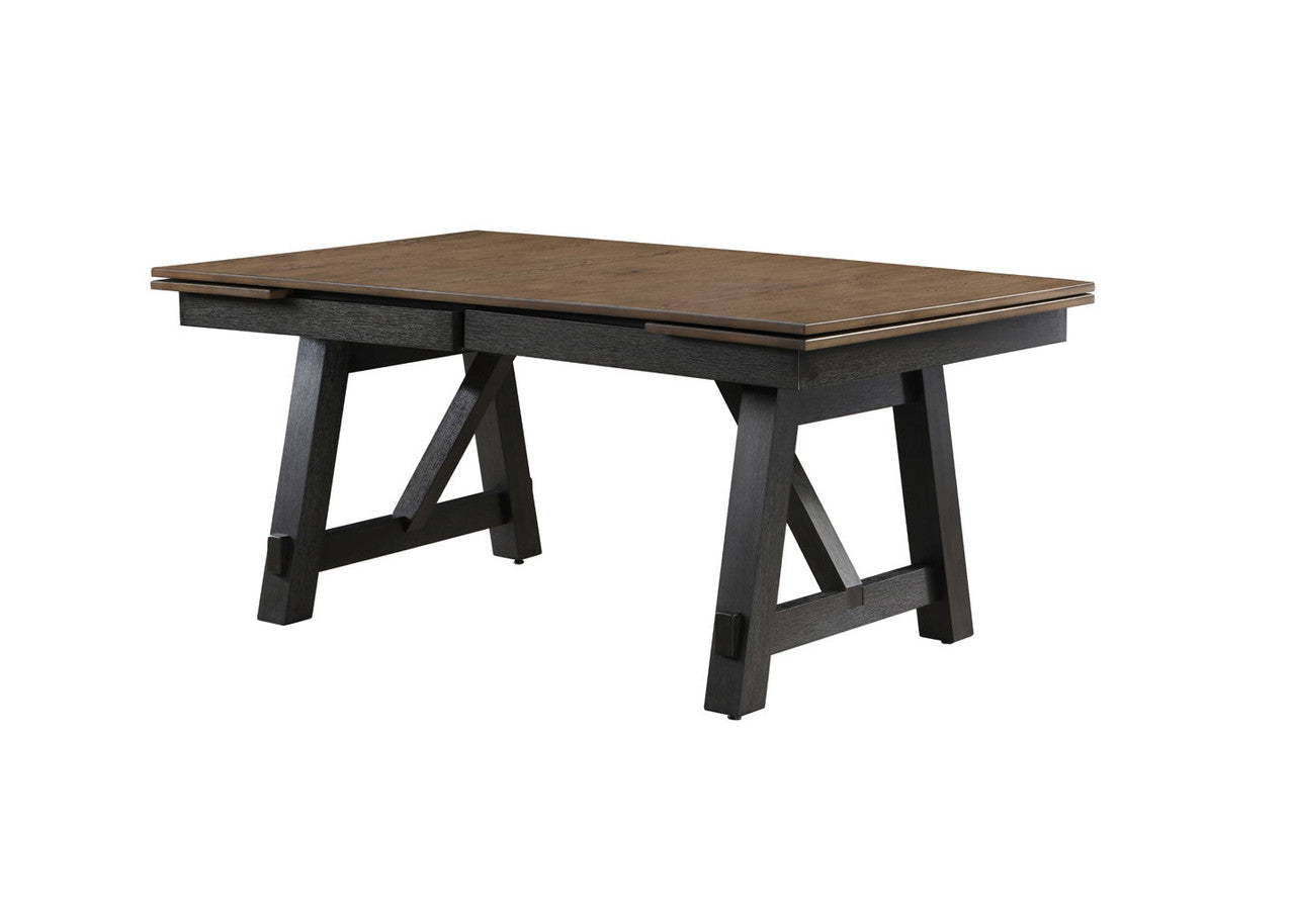 6pcs Maribelle Charcoal Extendable Dining Set