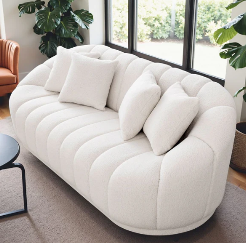 Clerance - Fairfield Cream Boucle Sofa