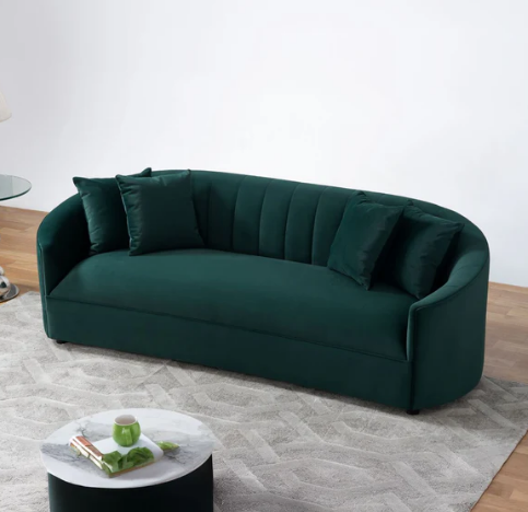 Clerance - Kyle Green Velvet Sofa