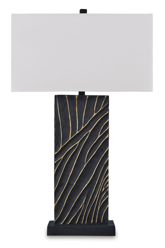 L235774 Black & Gold Finish Lamp