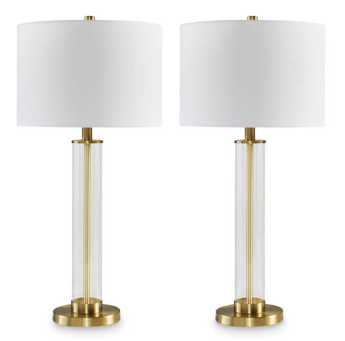 2pcs L431584 Table Lamp Set