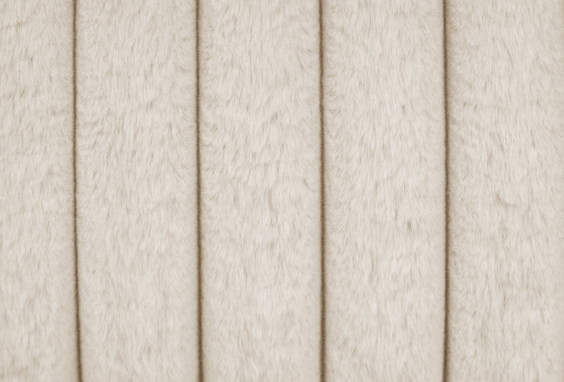 Mariah Beige Fabric Platform Bed