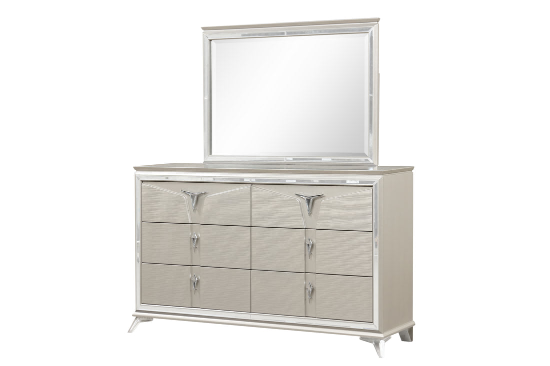 5pcs or 4pcs Master Gold Bedroom Set