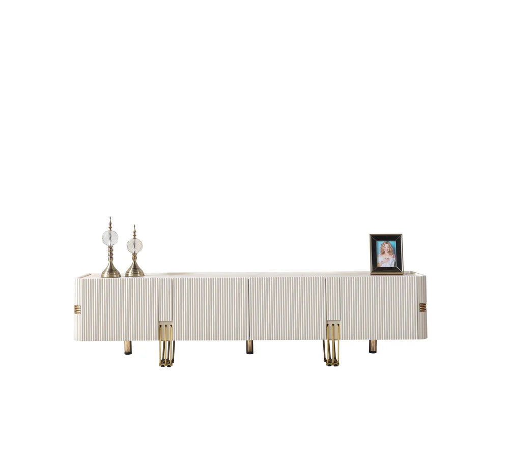 Santana Ivory TV Stand