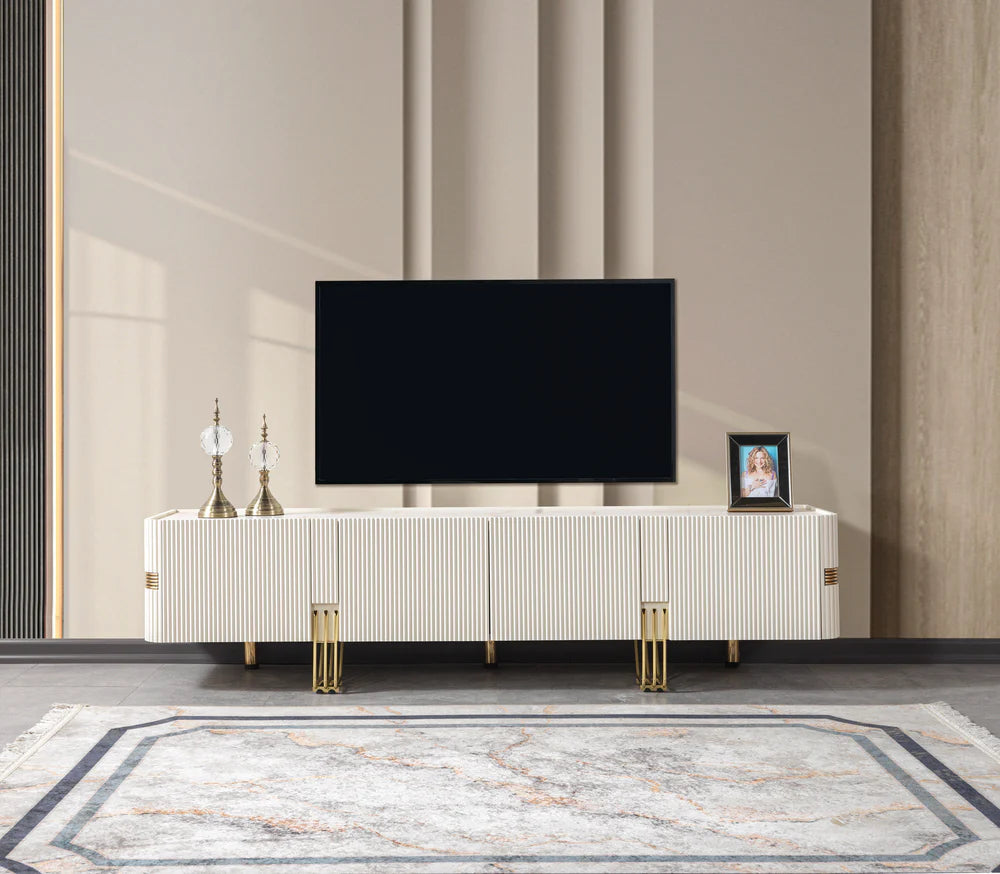 Santana Ivory TV Stand
