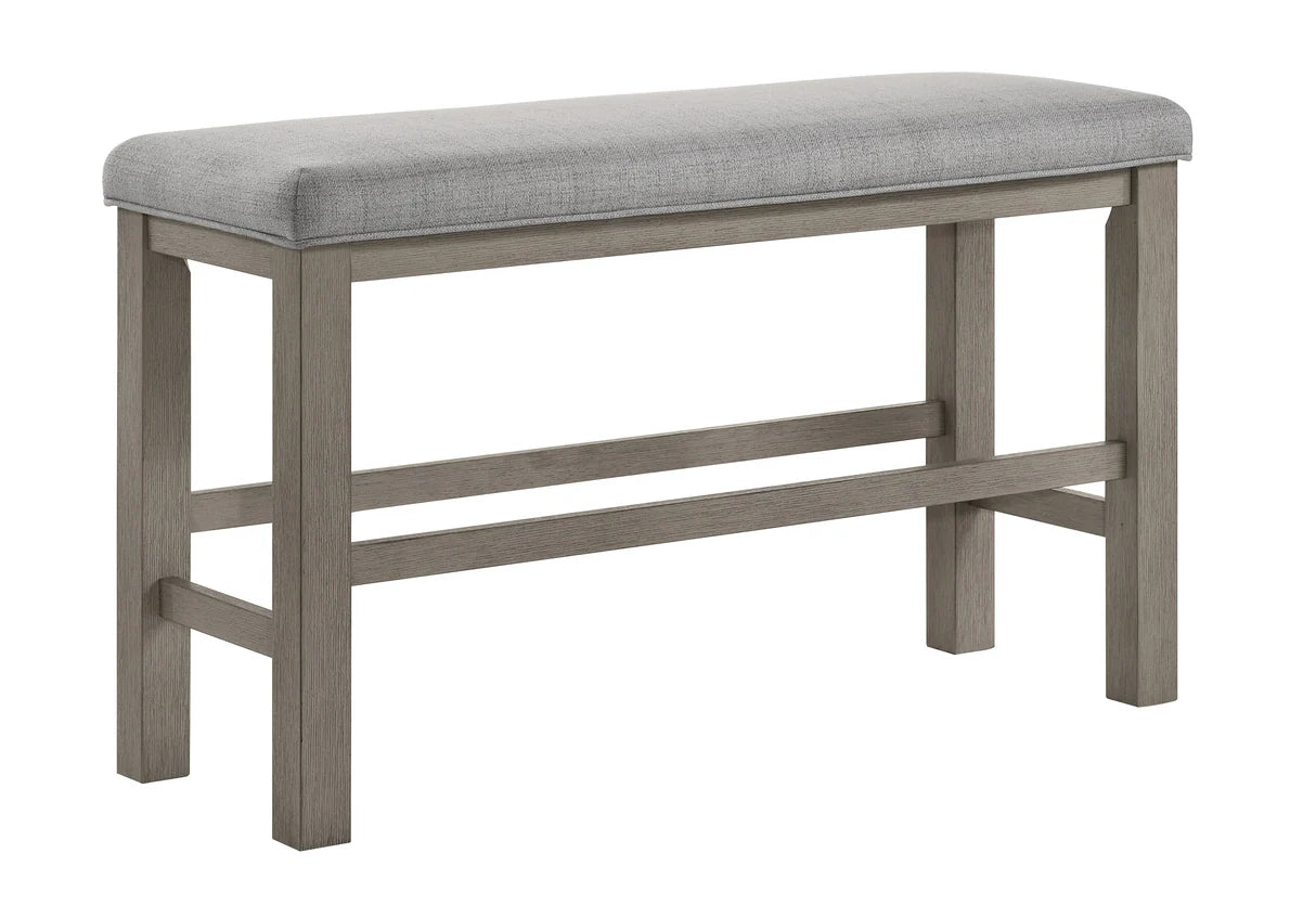 6pcs Renwick Gray Counter Height Dining Set