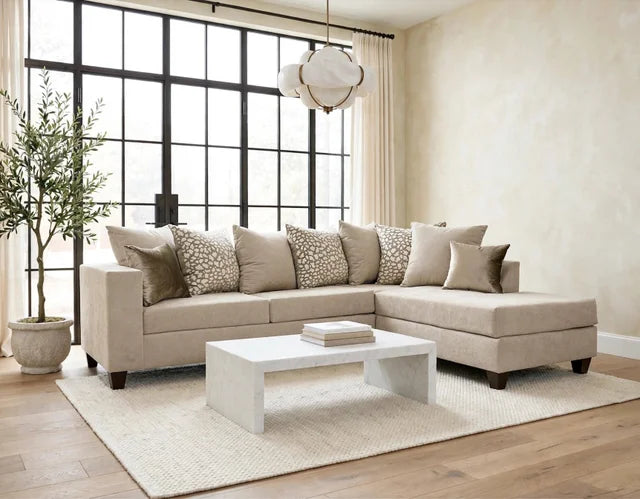 110-Hollywood Beige Sectional