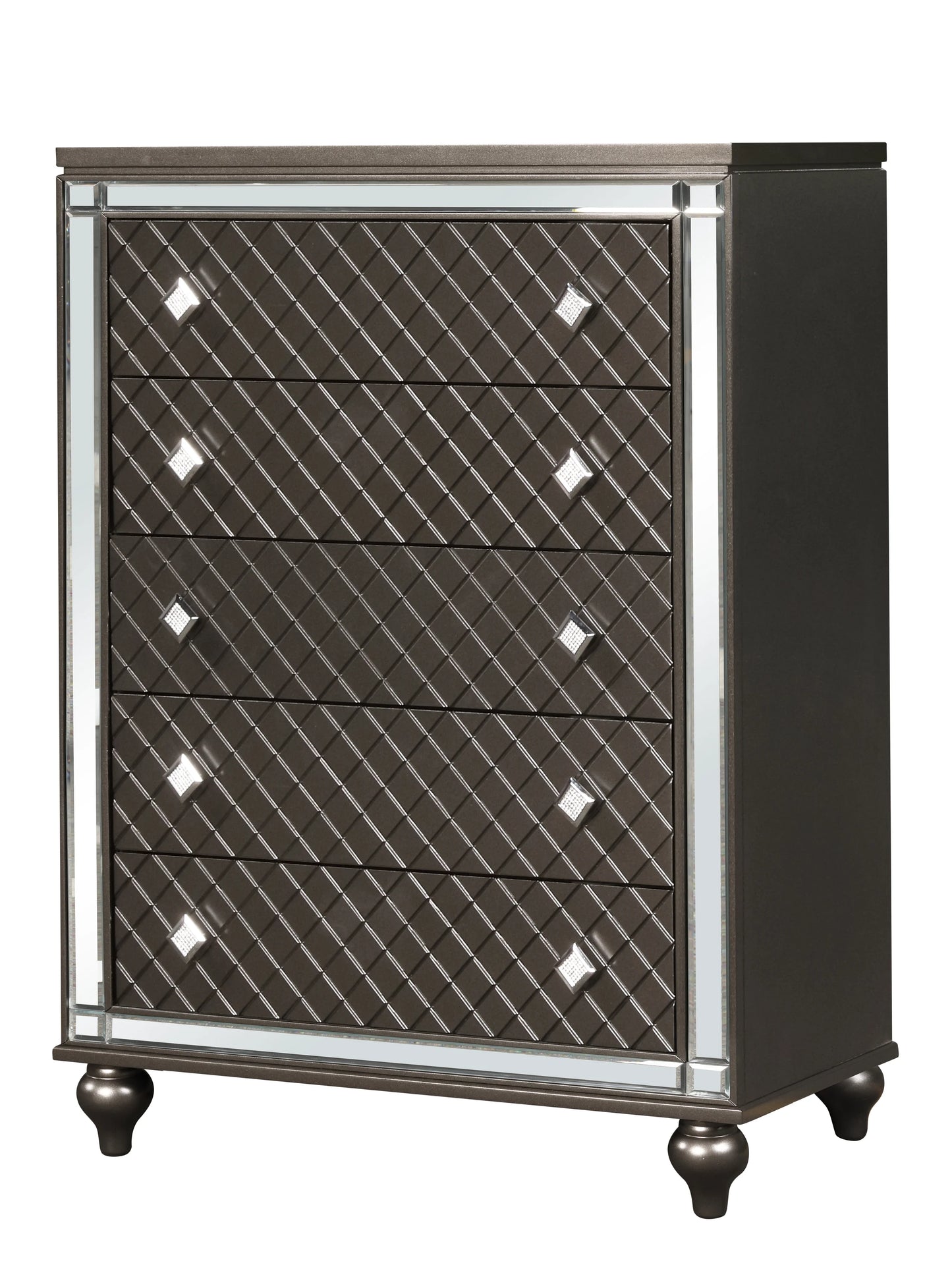 5pcs Star Charcoal Bedroom Set