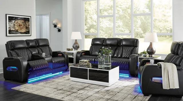U271-06 Power 2PC or 3PC Reclining Set (Genuine Leather + Air Massage) - 2pc